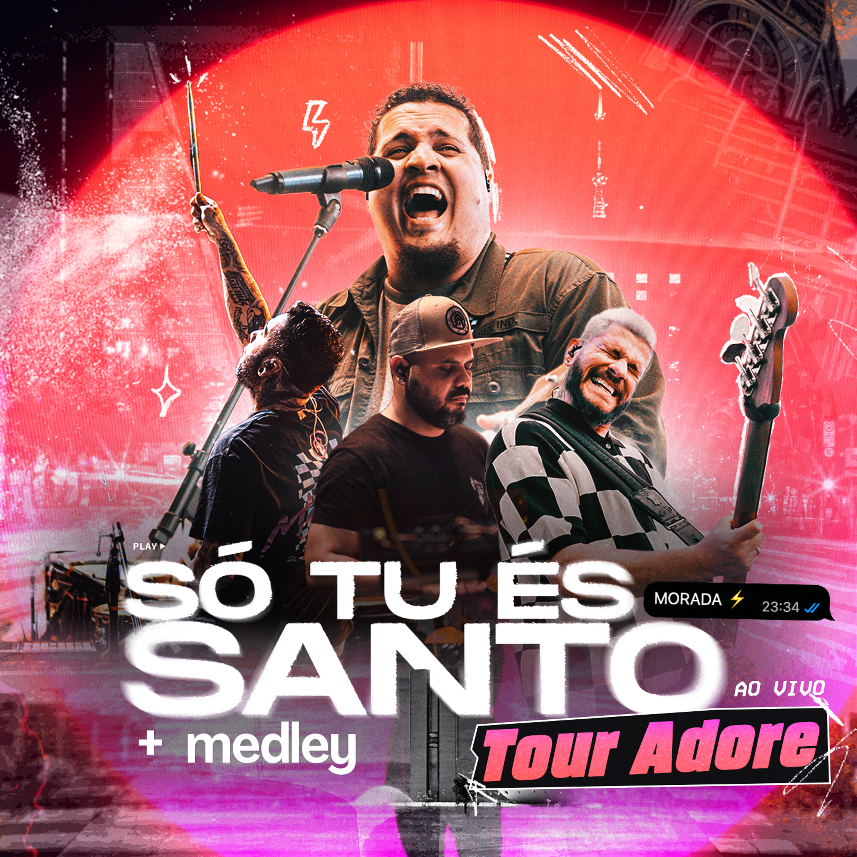 MORADA - SÓ TU ÉS SANTO MEDLEY - TOUR ADORE (AO VIVO) | MORADA