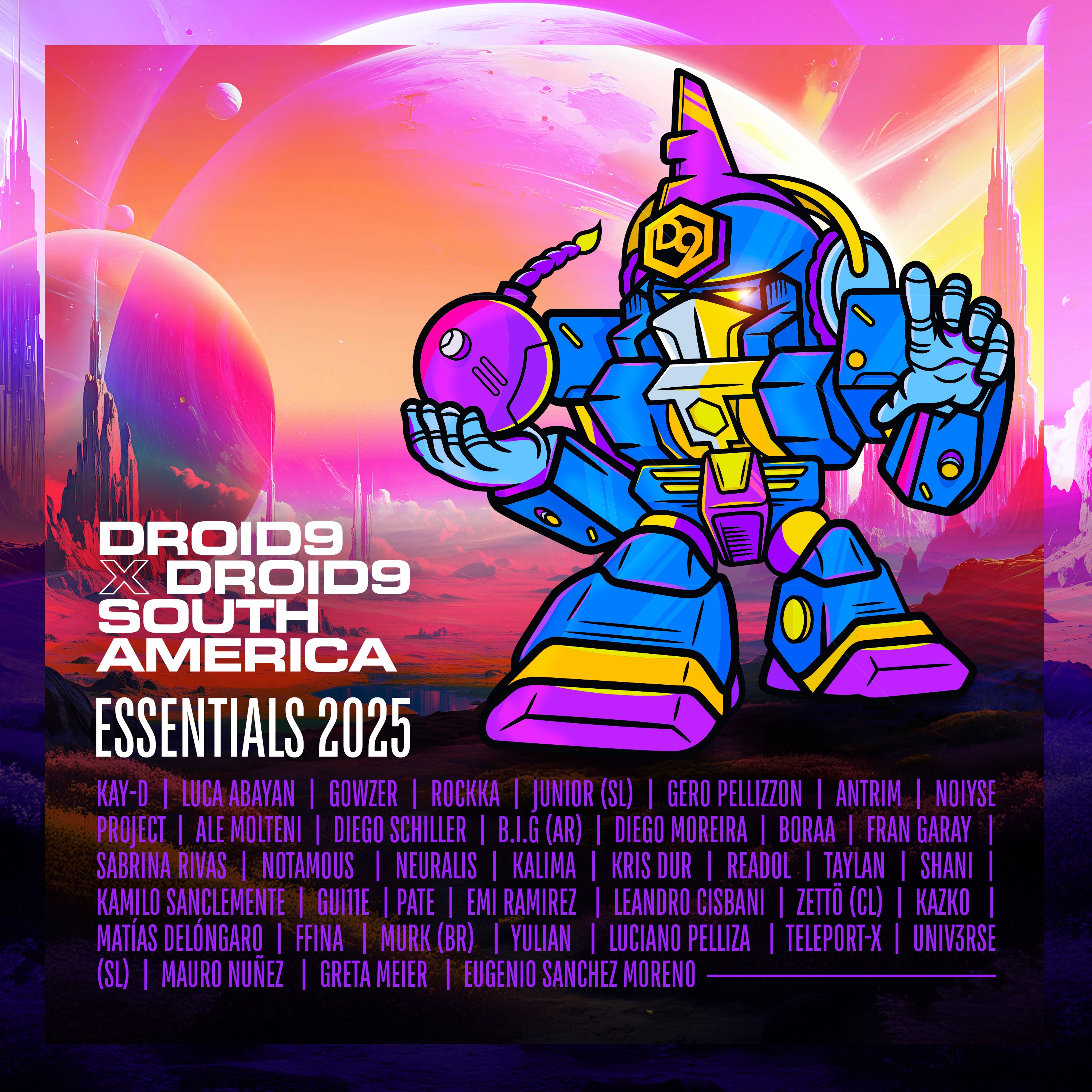 Droid9 X Droid9 South America - Essentials 2025