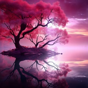 Evening Glow in Sakura Shade