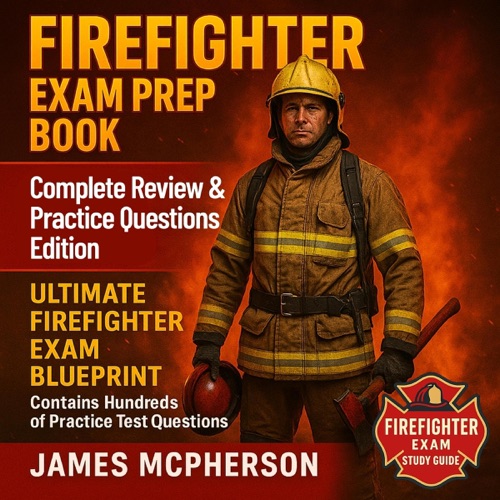 Firefighter Exam Prep Study Guide: Firefighter Exam Prep Book - Complete Review & Practice Questions Edition: Contains Hundreds of Practice Test Questions - Ultimate Firefighter Exam Blueprint (Unabridged) cover