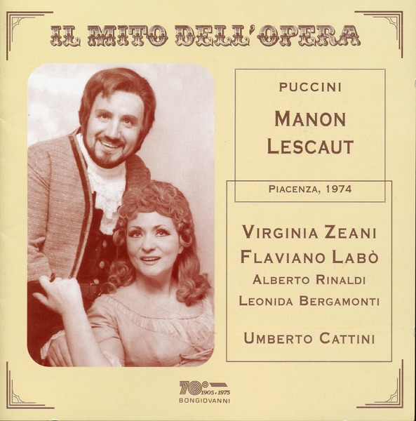 Puccini: Manon Lescaut (Il mito dell'opera) [Live]