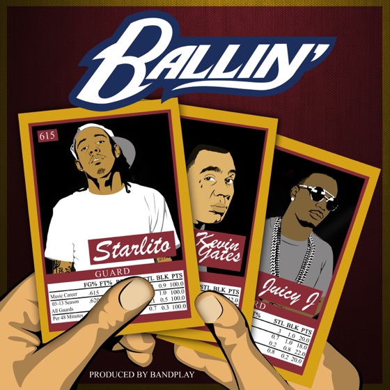 Cover artwork for Ballin' (feat. Kevin Gates & Juicy J)