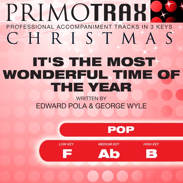 It's the Most Wonderful Time of the Year - Christmas Primotrax - Performance Tracks - EP