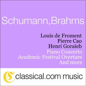 Robert Schumann, Piano Concerto In a Minor, Op. 54