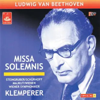 Missa Solemnis in D Major for Orchestra and Chorus: V. Agnus Dei by Otto Klemperer, Ilona Steingruber, Elsa Schuerhoff, Vienna Symphony & Wien AkademieChor song reviws