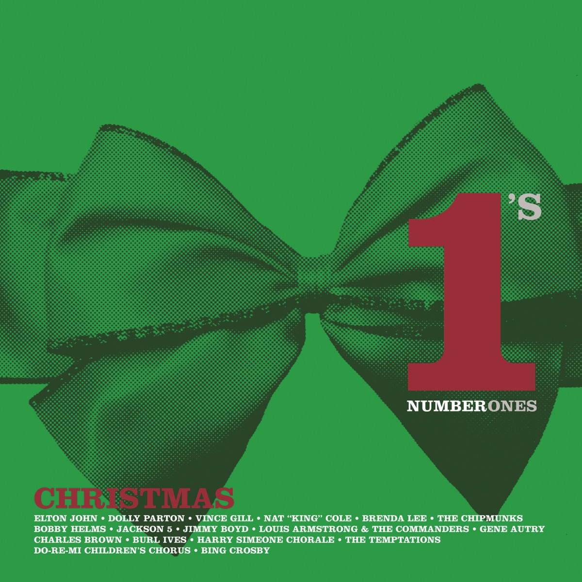Number 1's Christmas Album Cover by Various Artists