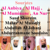 Sourates Al Anbiya, Al Hajj, Al Muminune, An Nur (Quran) - Abdul Rahman Al-Sudais, Abdullah Awad Al Juhany & Saud Al-Shuraim