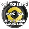 Don't Stop Believin' (Backing Track Karaoke Version) - Alive And Aloud Backing Band