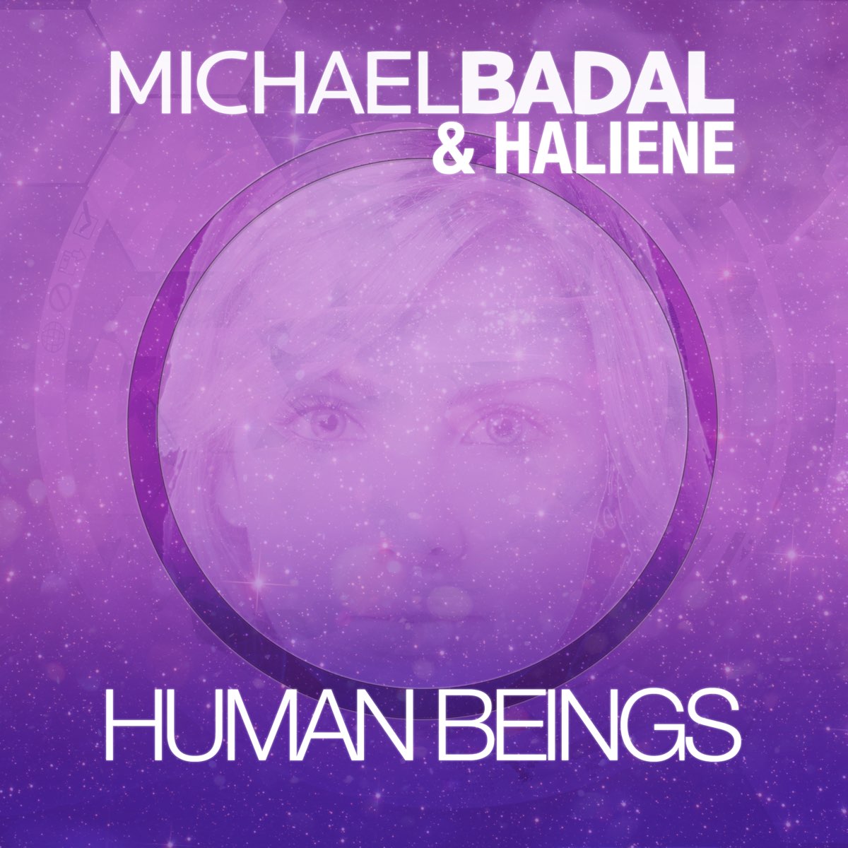 Michael Badal. Human being. Обложка HALIENE - Dream in Color. Shift recordings. Human beings 1