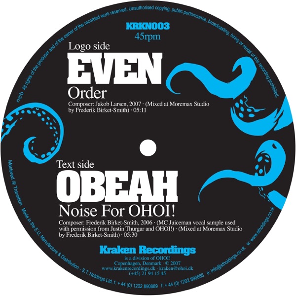 Order / Noise For OHOI! - Single