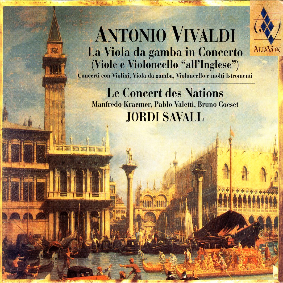 ‎Antonio Vivaldi: La Viola da Gamba in Concerto - Album by Jordi Savall ...