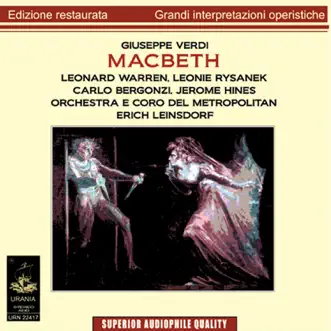 Macbeth, Act IV: O figli… Ah, la paterna mano by Carlo Bergonzi, Metropolitan Symphony Orchestra, The Metropolitan Opera & Erich Leinsdorf song reviws