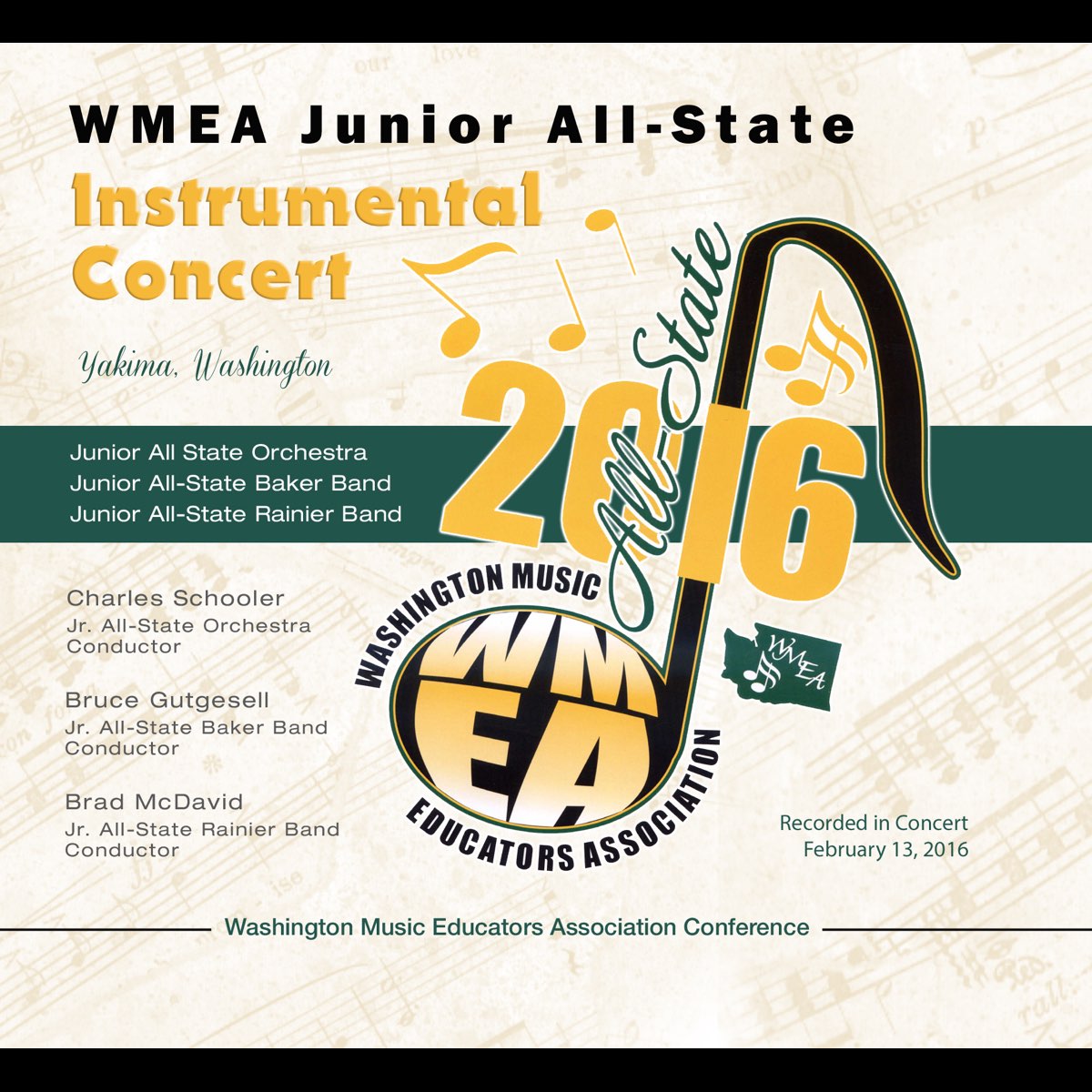 ‎WMEA AllState 2016 Junior AllState Instrumental Concert (Live