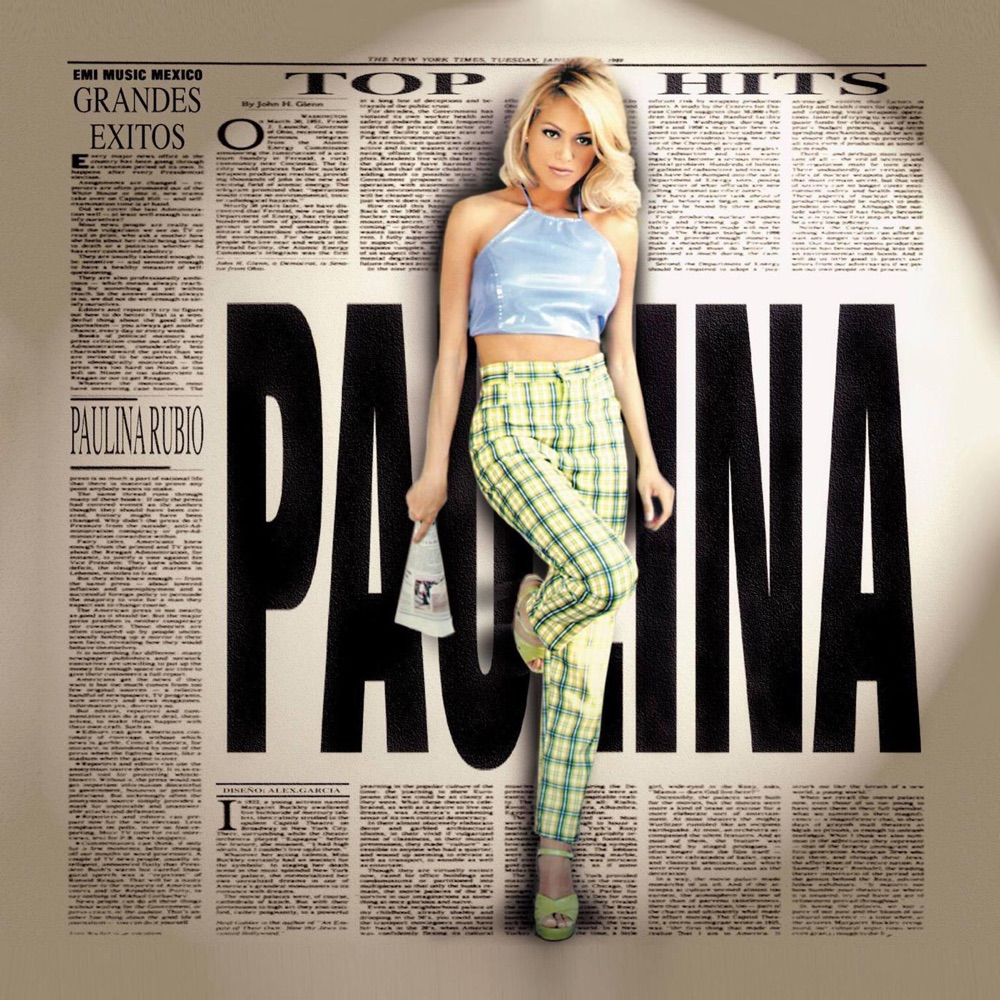 Top Hits by Paulina Rubio album cover