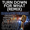 Turn Down For What (Remix) [Karaoke Instrumental Version] [Originally Performed By DJ Snake, Lil Jon, Juicy J, 2 Chainz & French Montana] - Karaoke Galaxy