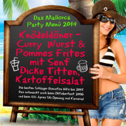 Das Mallorca Party Menü 2014 - Verschiedene Interpret:innen