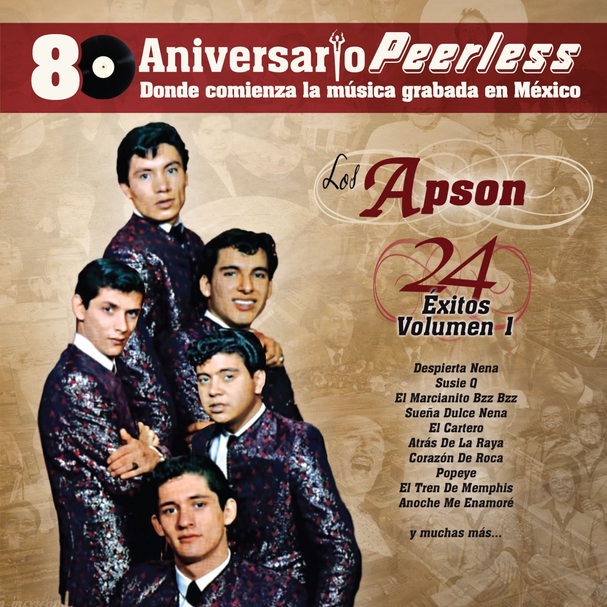 peerless 80 aniversario 24 Éxitos los apson vol 1 album by los