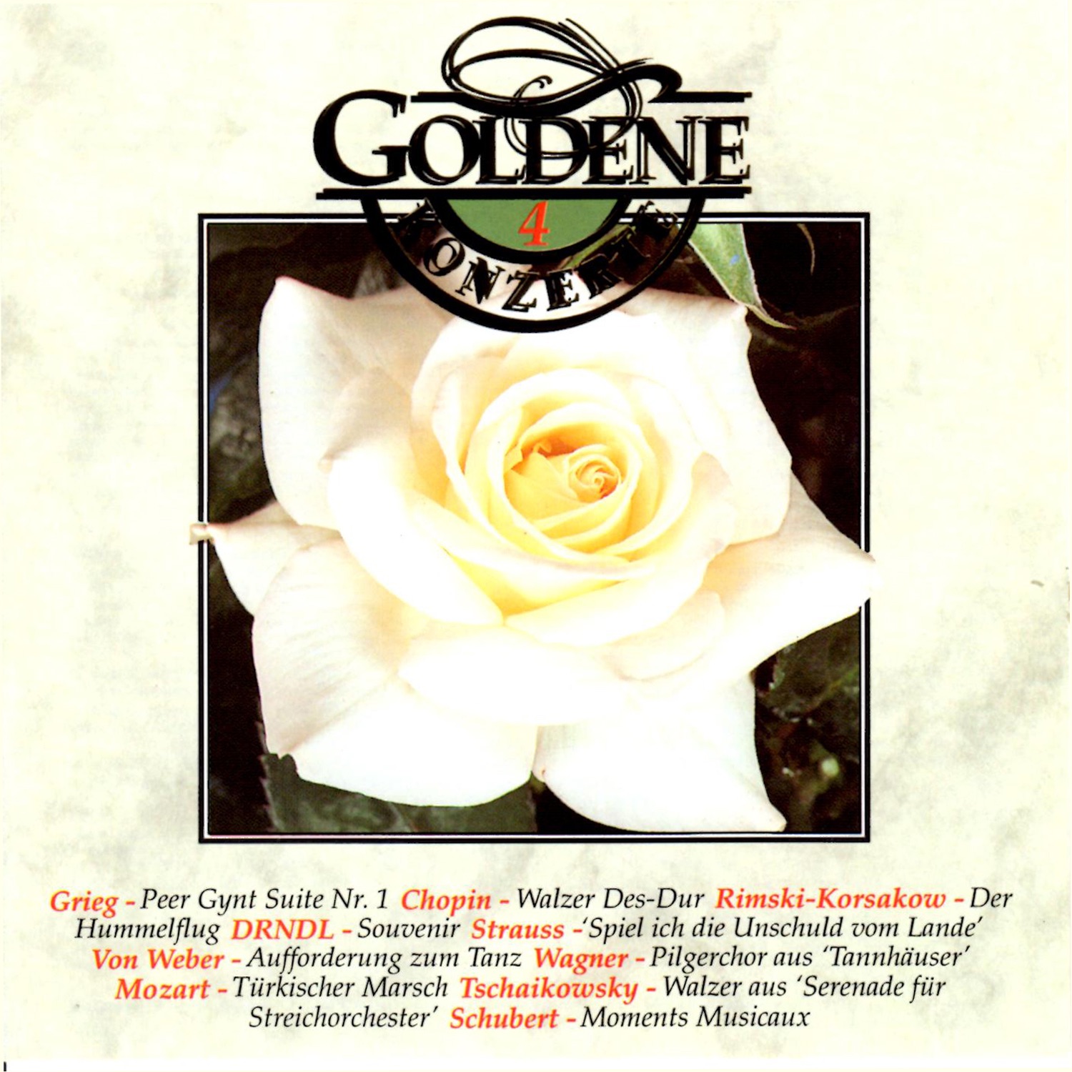 Grieg & Chopin & Rimski-Korsakov & Strauss Jr. & Von Weber & Wagner & Mozart & Tchaikovsky: Goldene Konzerte, Vol. 4
