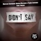 Didn't Say (feat. Neysa) [Richard Grey Remix] - Marcos Carnaval, Donny Marano & Paulo Jeveaux lyrics