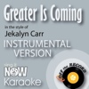 Greater Is Coming (In the Style of Jekalyn Carr) [Instrumental Karaoke Version] - Off the Record Instrumentals