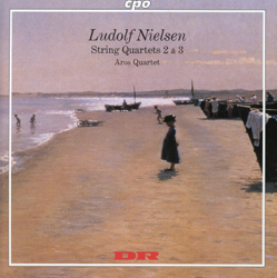 Nielsen: String Quartets 2 &amp; 3 - Aros Quartet Cover Art
