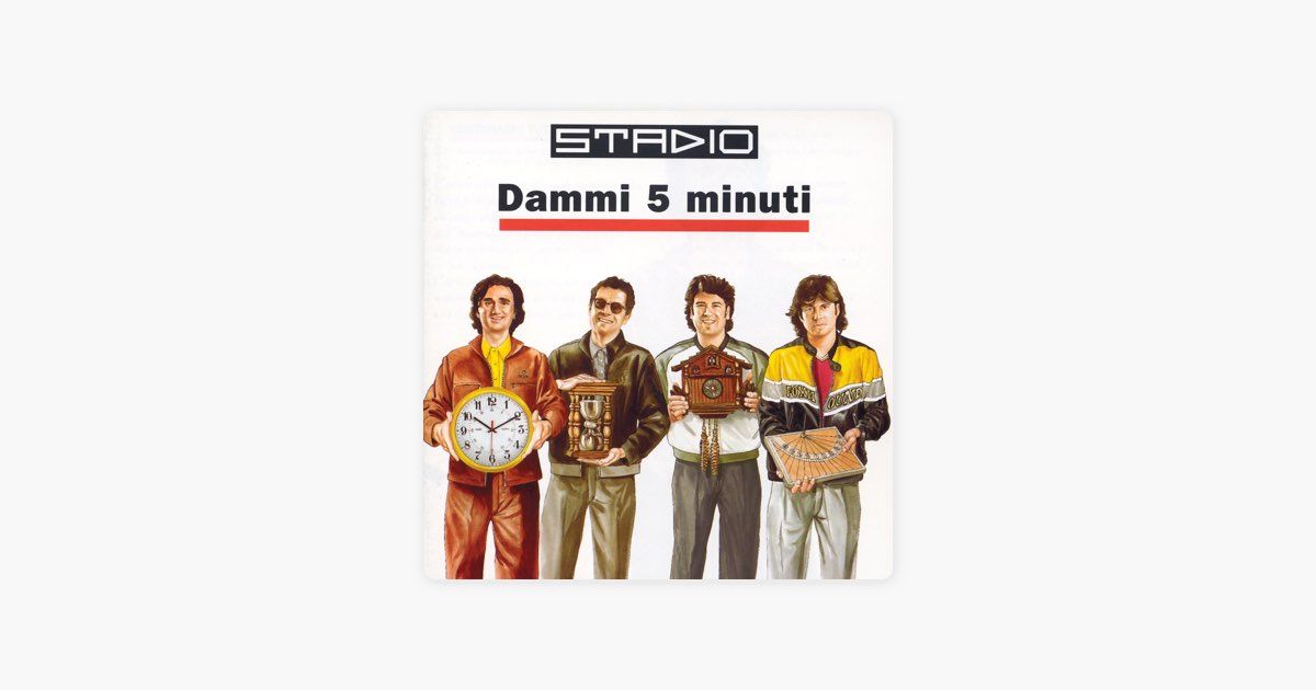 Dammi 5 Minuti – Song by Stadio – Apple Music