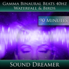 Gamma Binaural Beats 40hz - Waterfall and Birds - Sound Dreamer
