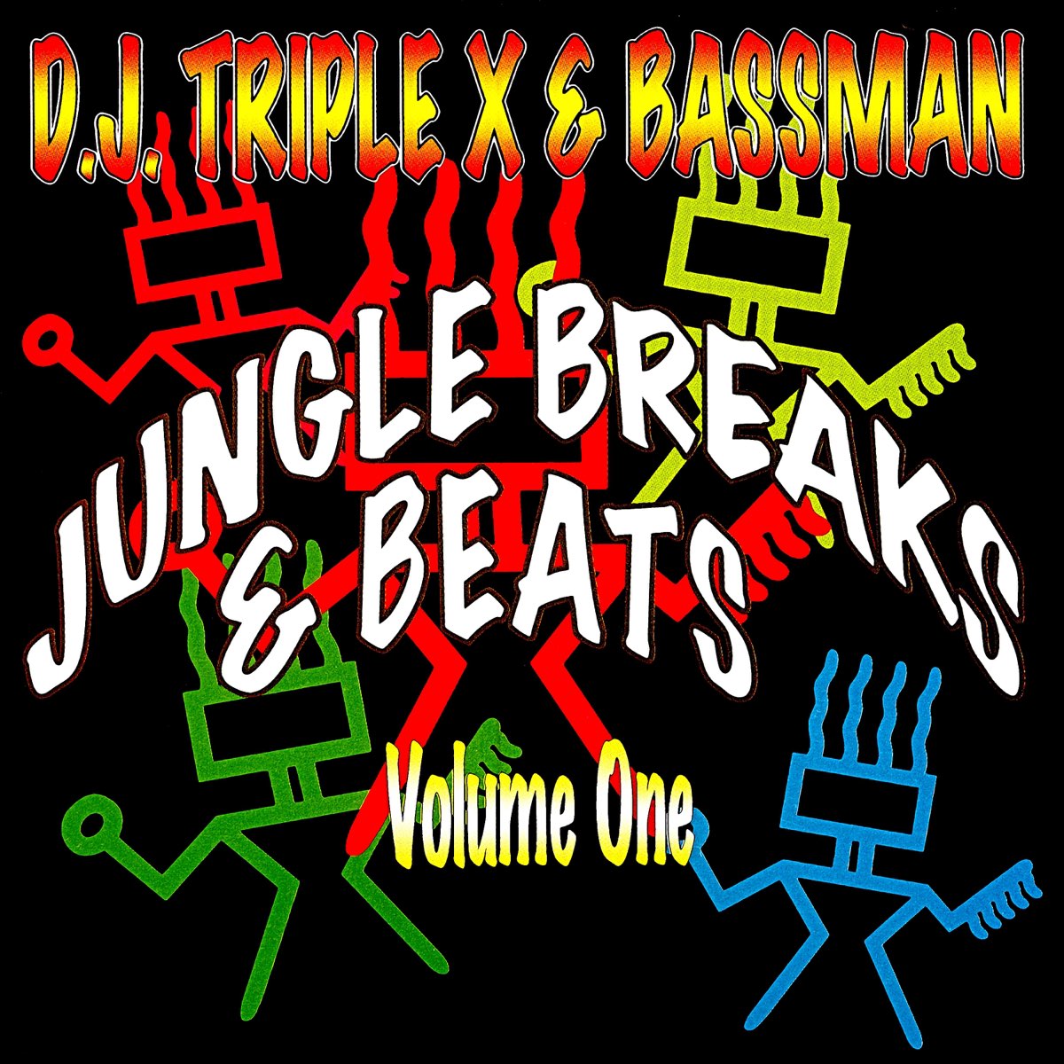 Jungle Breaks Beats Vol 1 Bassman DJ Triple X Apple sebastian-1995