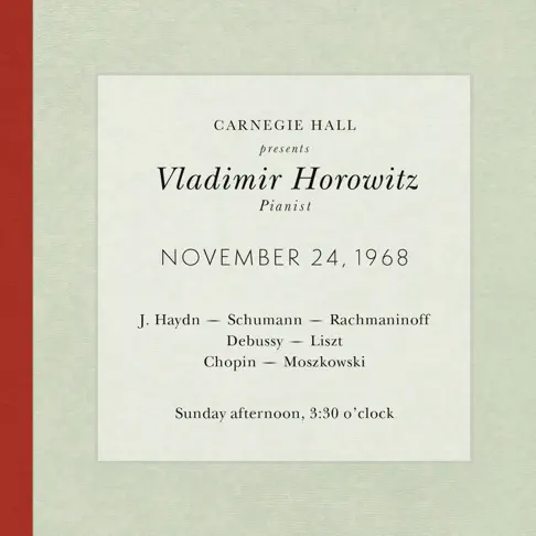 Vladimir Horowitz live at Carnegie Hall - Recital November 24