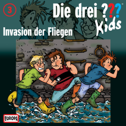 Folge 3: Invasion der Fliegen - Die drei ??? Kids Cover Art