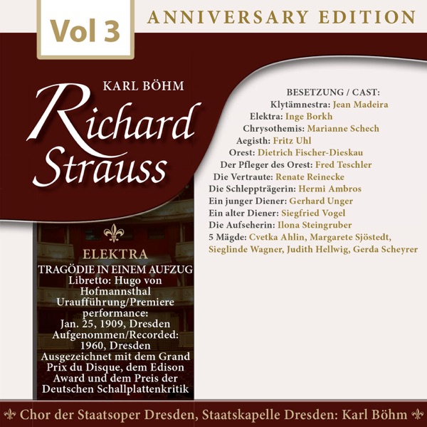 Strauss: Complete Operas, Vol. 3 - Elektra