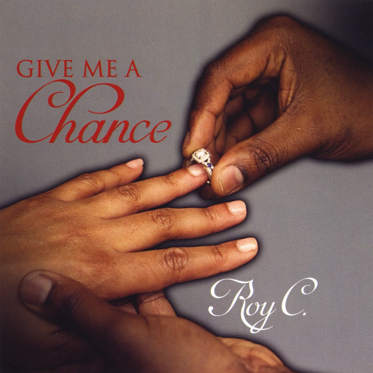 Give to me. Roy c - give me a chance. Give me a chance.