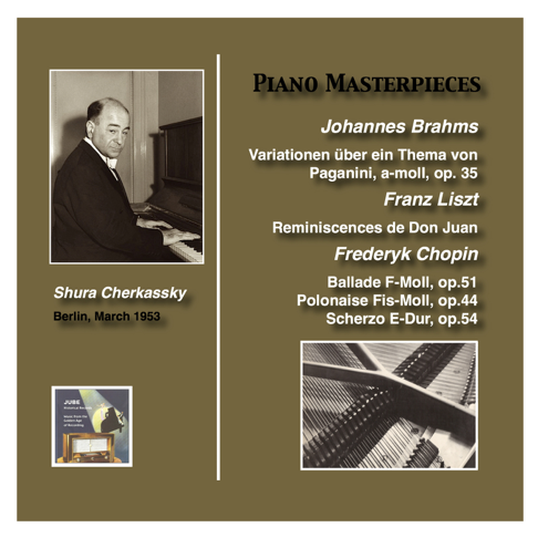 Chefs-doeuvre pour piano Shura Cherkassky