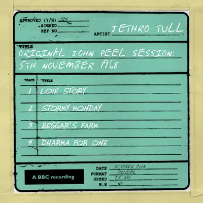 Original John Peel Session: 5th November 1968 - EP - Jethro Tull