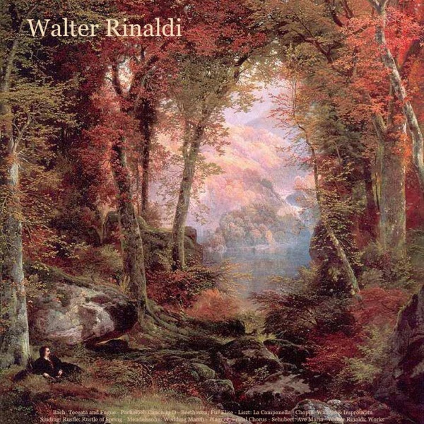 Bach: Toccata and Fugue - Pachelbel: Canon in D - Beethoven: Fur Elise - Liszt: La Campanella - Chopin: Waltzes & Impromptu - Sinding: Rustle of Spring - Mendelssohn: Wedding March - Wagner: Bridal Chorus - Schubert: Ave Maria - Walter Rinaldi: Works