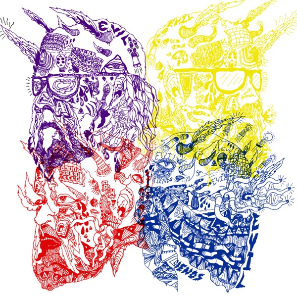 Purple Yellow Red and Blue - Single
