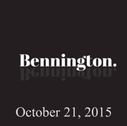 audiobook Bennington, October 21, 2015