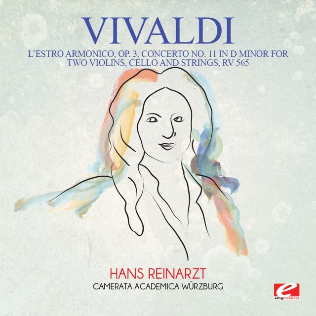 L'Estro Armonico, Op. 3, Concerto No. 11 in D Minor for two violins, cello and strings, RV 565: II. Largo e spiccato