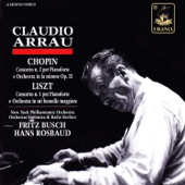 Arrau Plays Chopin: Concerto No. 2 & Liszt: Concerto No. 1 artwork