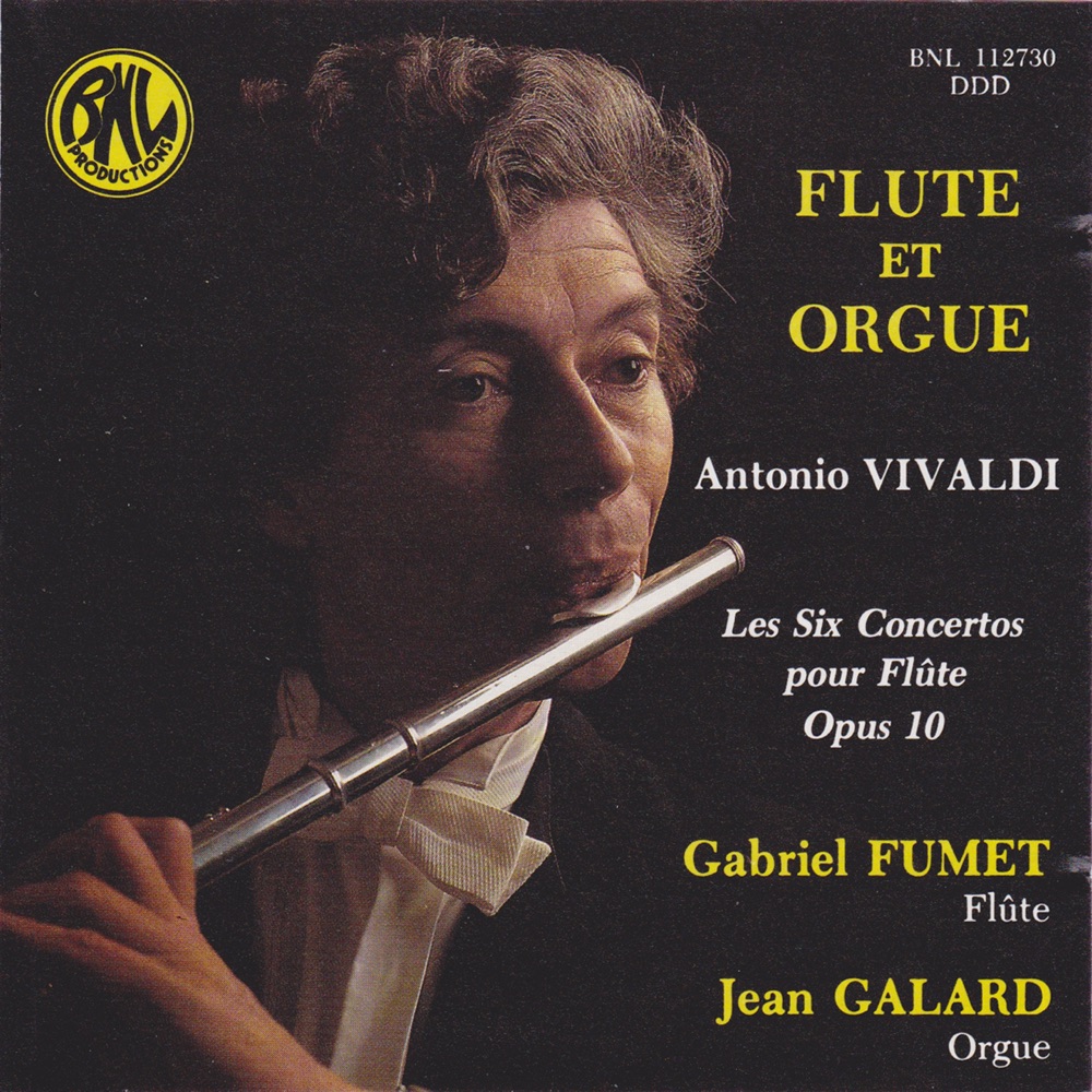 Обложка альбома «Flûte & Orgue (Arr. for Flute and Organ)» — Gabriel Fumet & Jean Galard