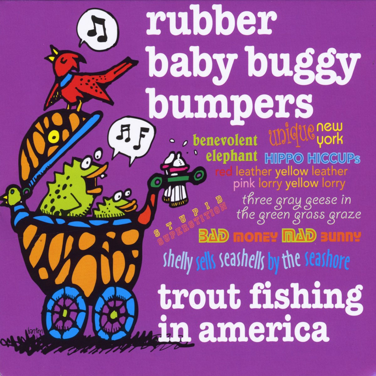 Rubber Baby Buggy Bumpers CD Trout Fishing in America Children's