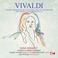 Vivaldi: L'Estro Armonico, Op. 3, Concerto No. 8 in A Minor for two violins and strings, RV 522 (Remastered) - Single - Camerata Academica Würzburg, Conrad von der Goltz, Gert Hoelscher, Jörg Metzger & Hans Reinarzt