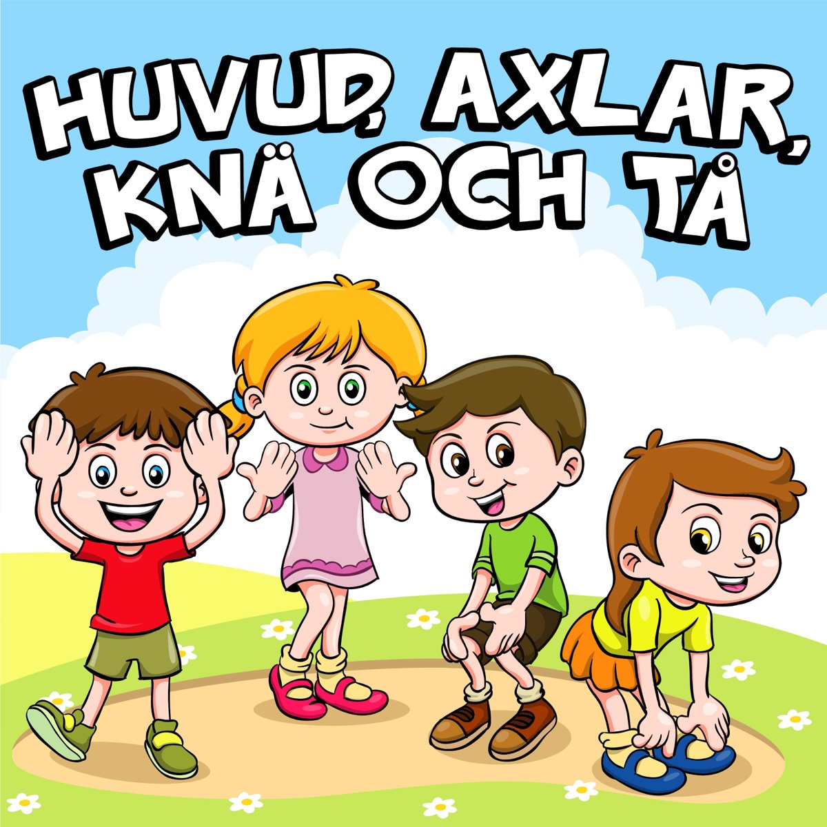 Barnsanger Huvud Axlar Kna Och Ta