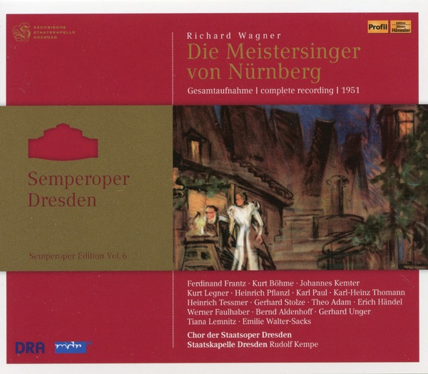 Wagner: Die Meistersinger von Nürnberg, WWV 96 (Semperoper Edition, Vol. 6)