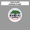 Burning flame