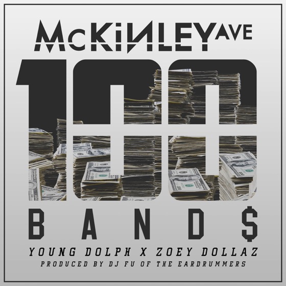 Cover artwork for 100 Bands (feat. Young Dolph & Zoey Dollaz)