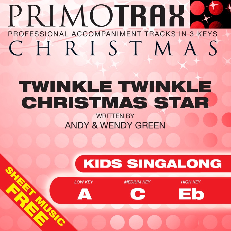 Twinkle Twinkle Little Star (Christmas) [Medium Key - C] [Performance Backing Track]