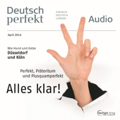 Audiobook cover for Deutsch perfekt Audio. 4/2014: Deutsch lernen Audio - Computer, Apps & Co. by Div.