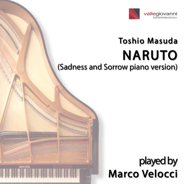 Marco Velocci Naruto (Sadness and Sorrow Piano Version) - Single Album Cover