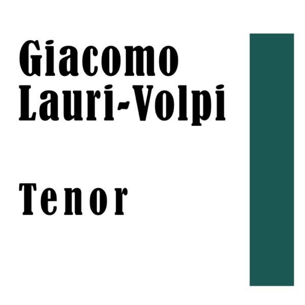 Giacomo Lauri-Volpi: Tenor